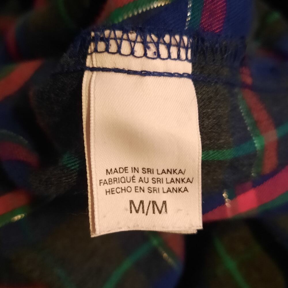 Victorias Secret Plaid Romper Sleepwear Cozycore Loungewear Fall Medium - Picture 13 of 15